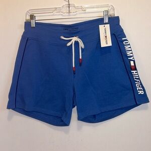 Tommy Hilfiger Blue  Tie Front Athletic Shorts Women’s Small SUMMER SALE $10